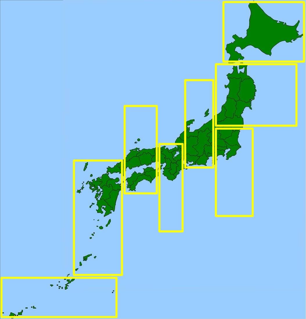 日本ワクワク県名マップ